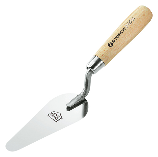 Storch Edelstahl-Katzenzunge 140 mm Holzgriff 315514